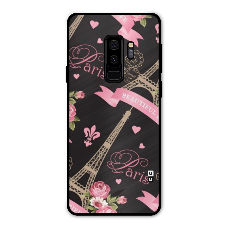 Love Tower Metal Back Case for Galaxy S9 Plus