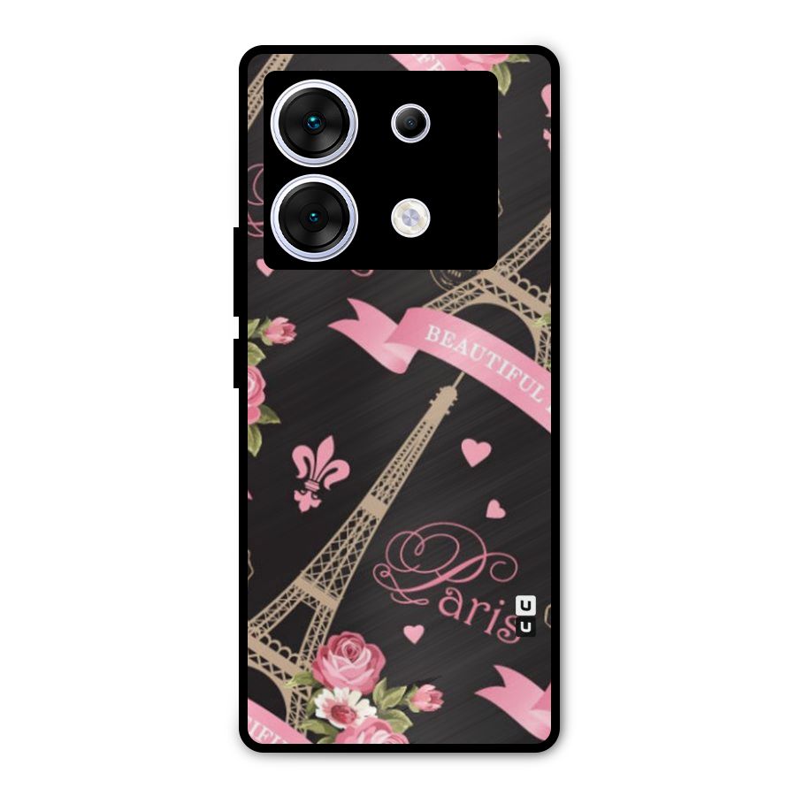 Love Tower Metal Back Case for Infinix Zero 30 5G