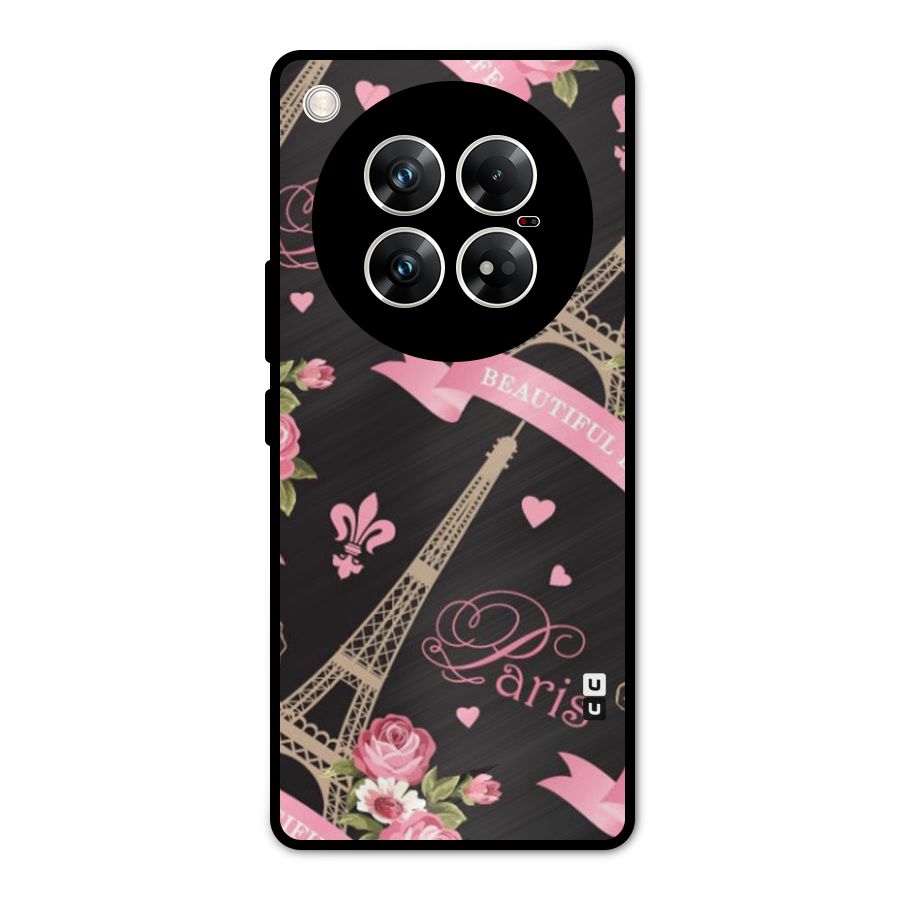 Love Tower Metal Back Case for Infinix Zero 40 5G
