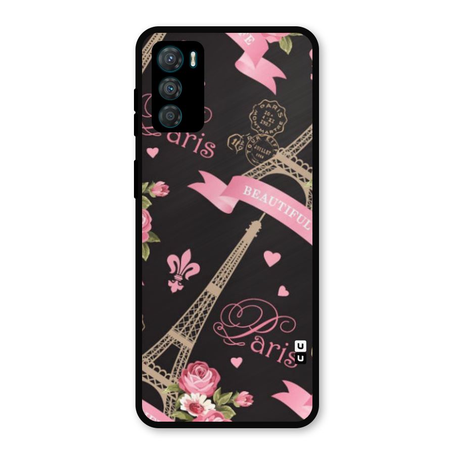 Love Tower Metal Back Case for Moto G42