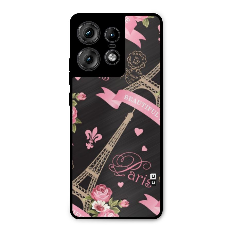 Love Tower Metal Back Case for Motorola Edge 50 Pro