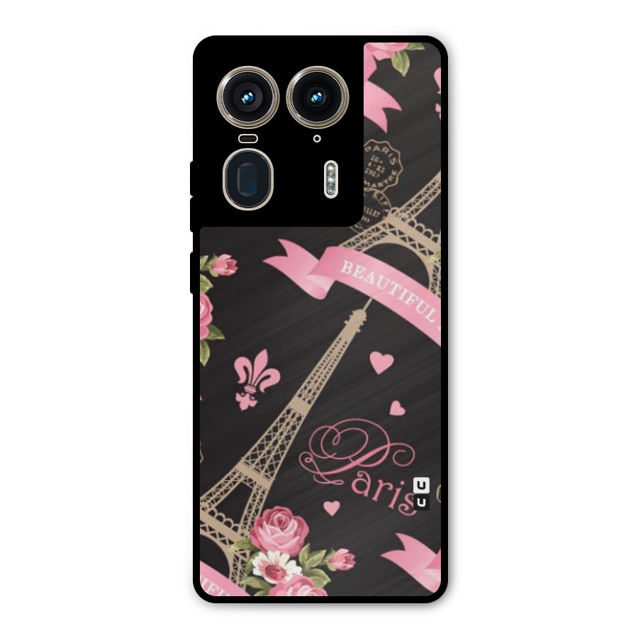 Love Tower Metal Back Case for Motorola Edge 50 Ultra