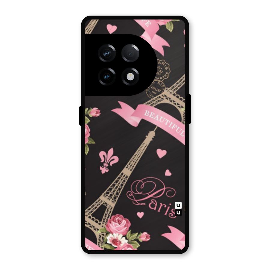 Love Tower Metal Back Case for OnePlus 11R