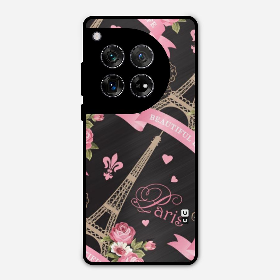 Love Tower Metal Back Case for OnePlus 12