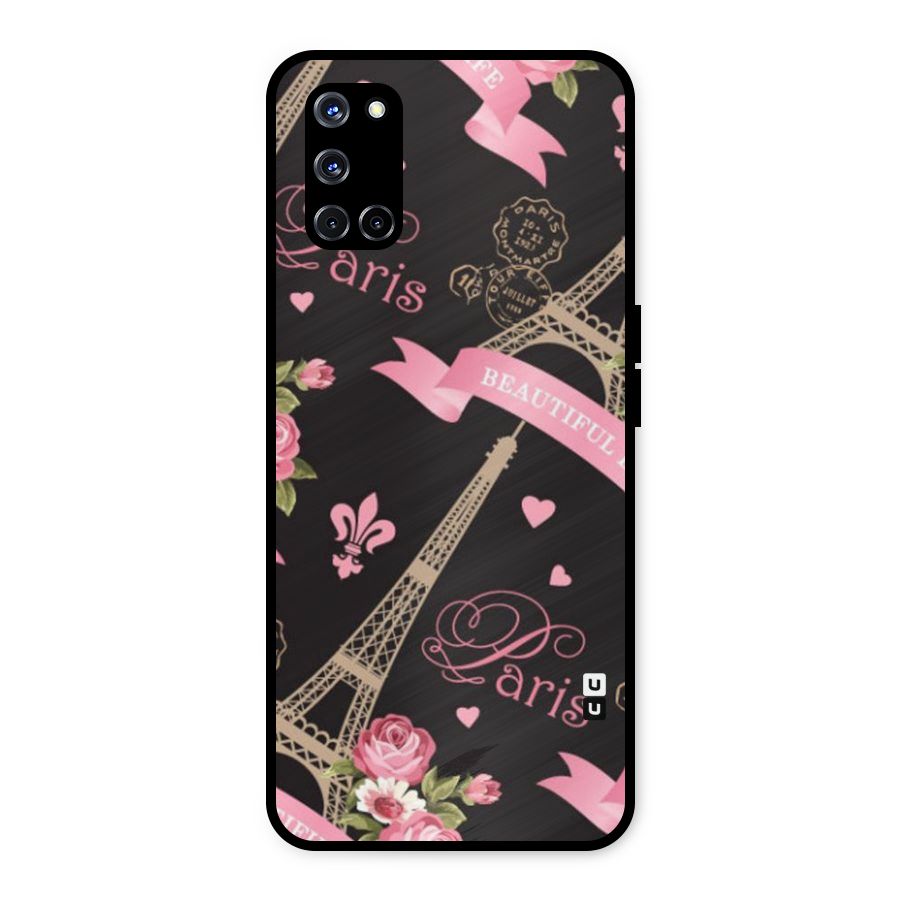 Love Tower Metal Back Case for Oppo A52