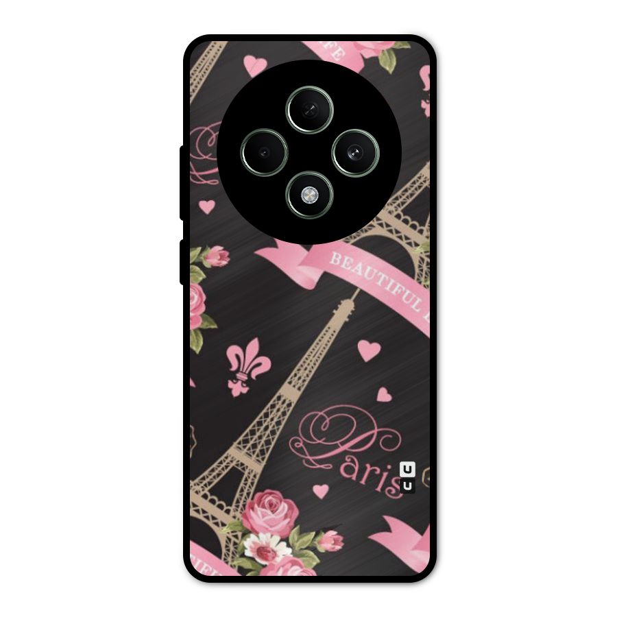 Love Tower Metal Back Case for Oppo F27