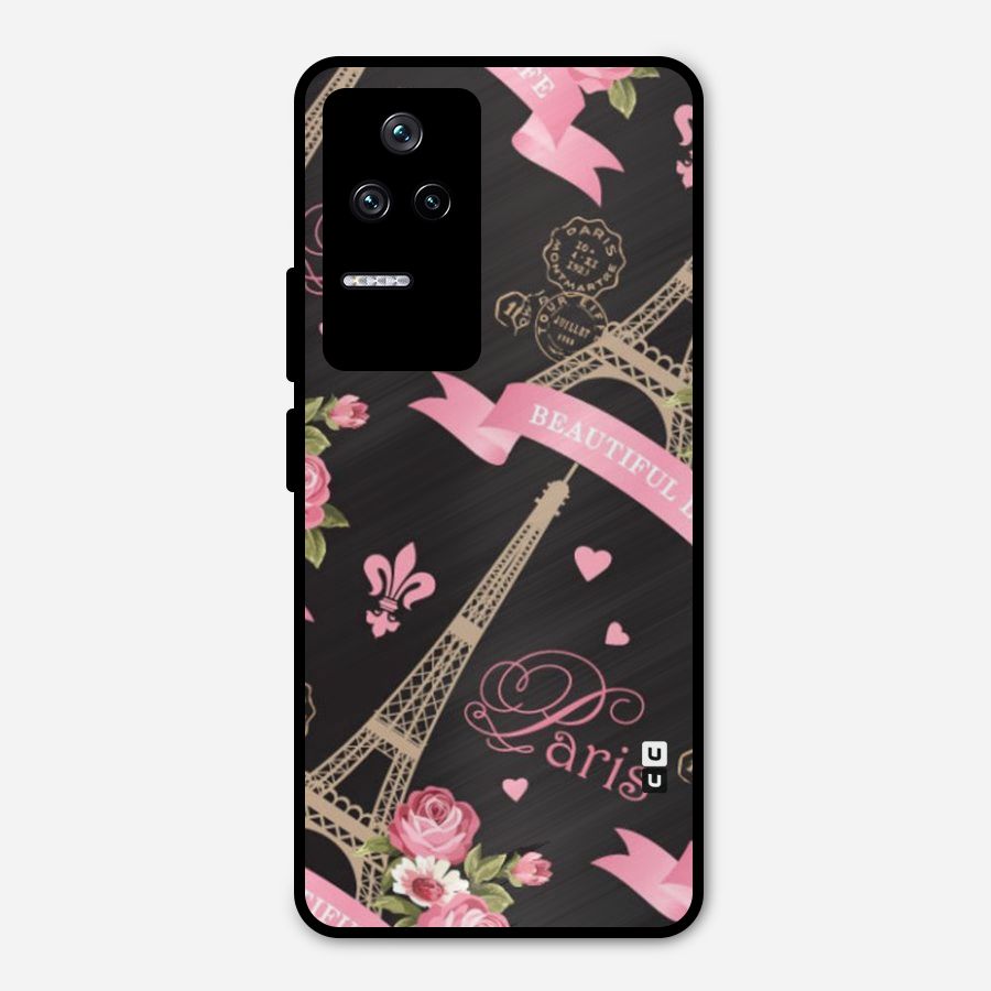 Love Tower Metal Back Case for Poco F4 5G