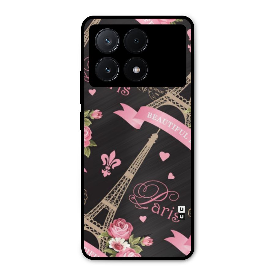 Love Tower Metal Back Case for Poco X6 Pro