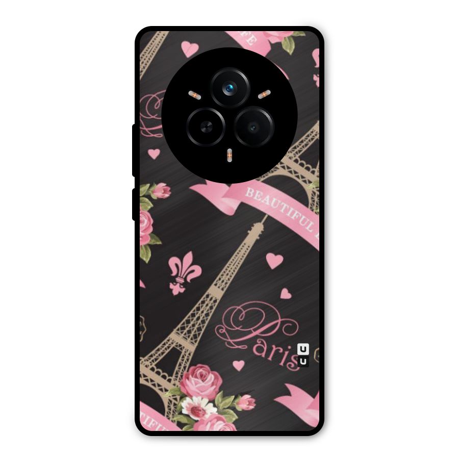 Love Tower Metal Back Case for Realme 14 Pro Plus
