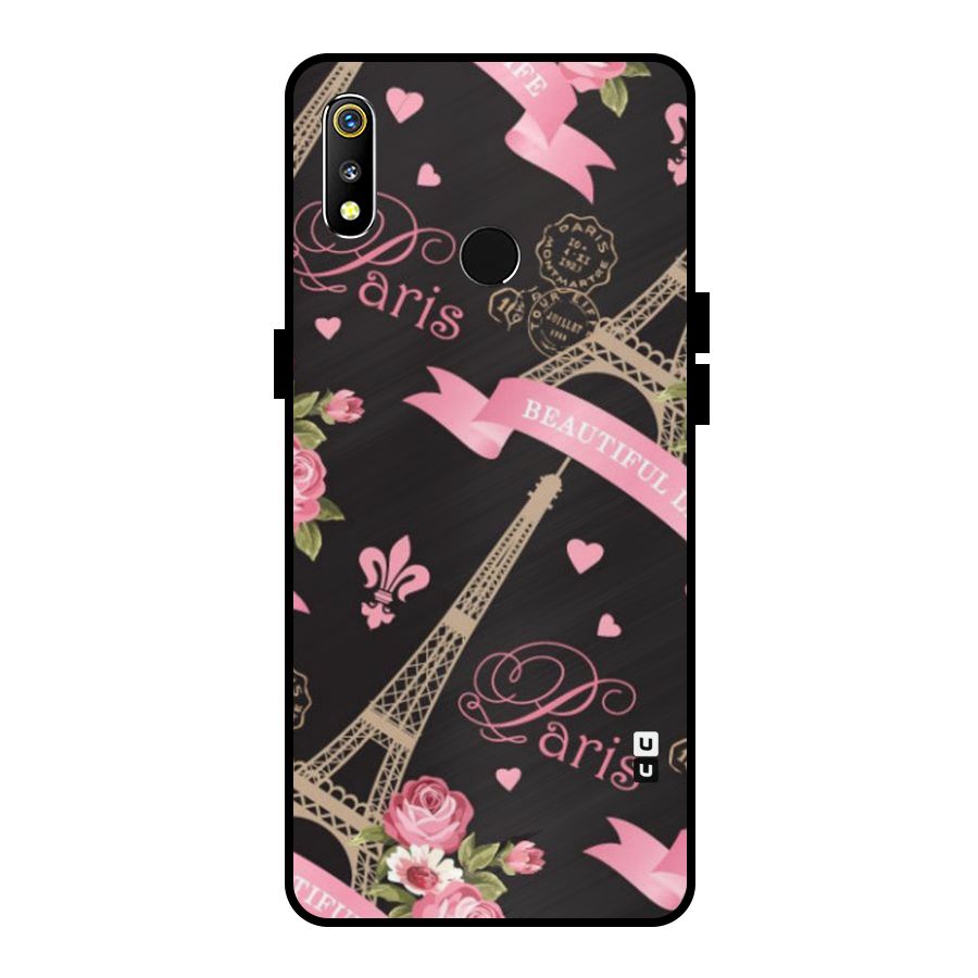Love Tower Metal Back Case for Realme 3i