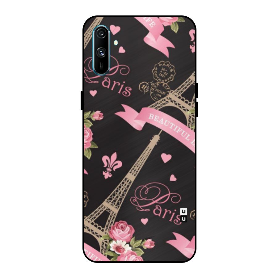 Love Tower Metal Back Case for Realme C3