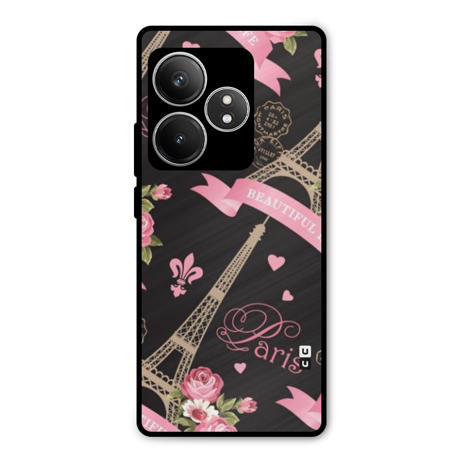Love Tower Metal Back Case for Realme GT 6T