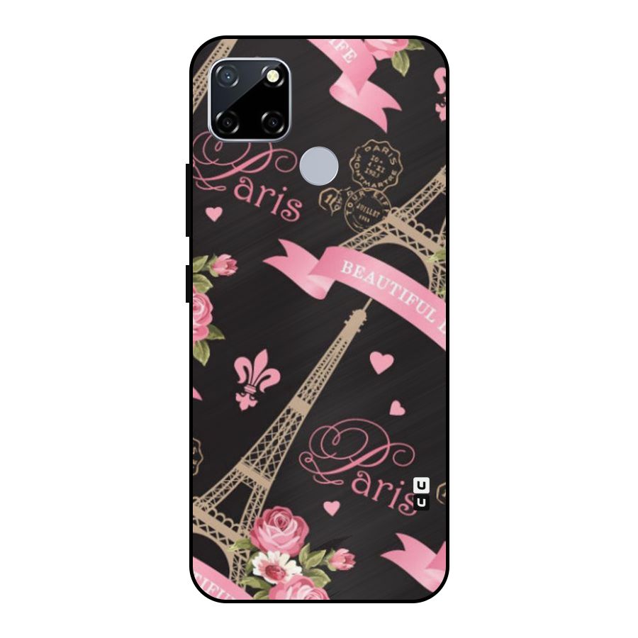 Love Tower Metal Back Case for Realme Narzo 20