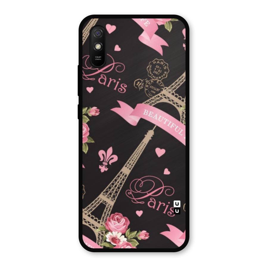 Love Tower Metal Back Case for Redmi 9i