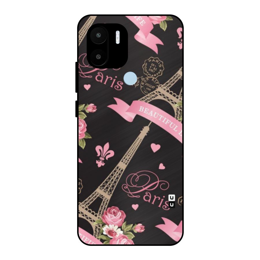 Love Tower Metal Back Case for Redmi A1+