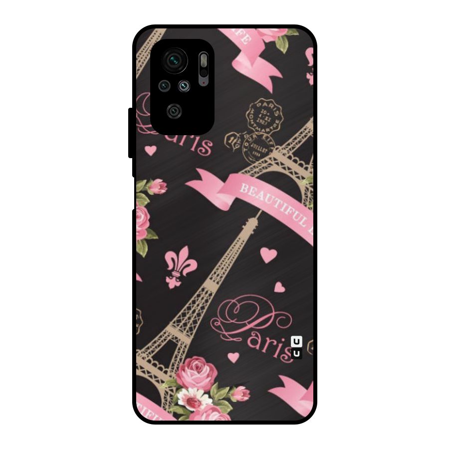 Love Tower Metal Back Case for Redmi Note 10S