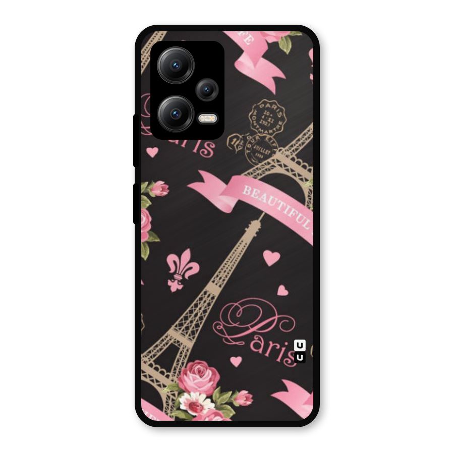 Love Tower Metal Back Case for Redmi Note 12 5G