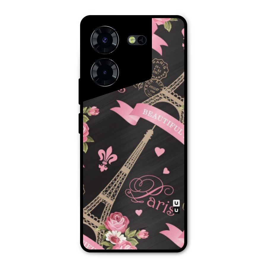 Love Tower Metal Back Case for Tecno Pova 5 Pro 5G
