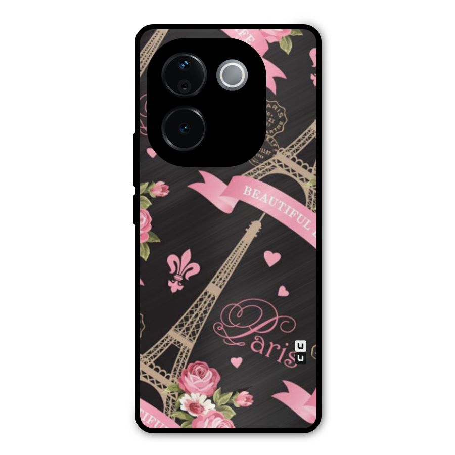 Love Tower Metal Back Case for Vivo T3 Pro