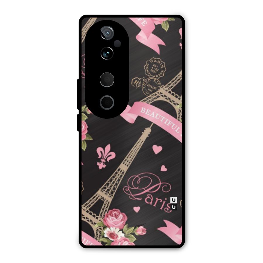 Love Tower Metal Back Case for Vivo T3 Ultra