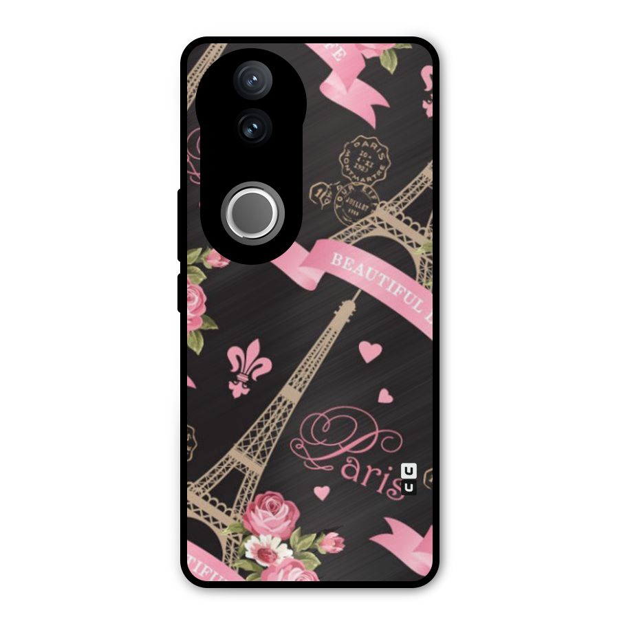 Love Tower Metal Back Case for Vivo V50e