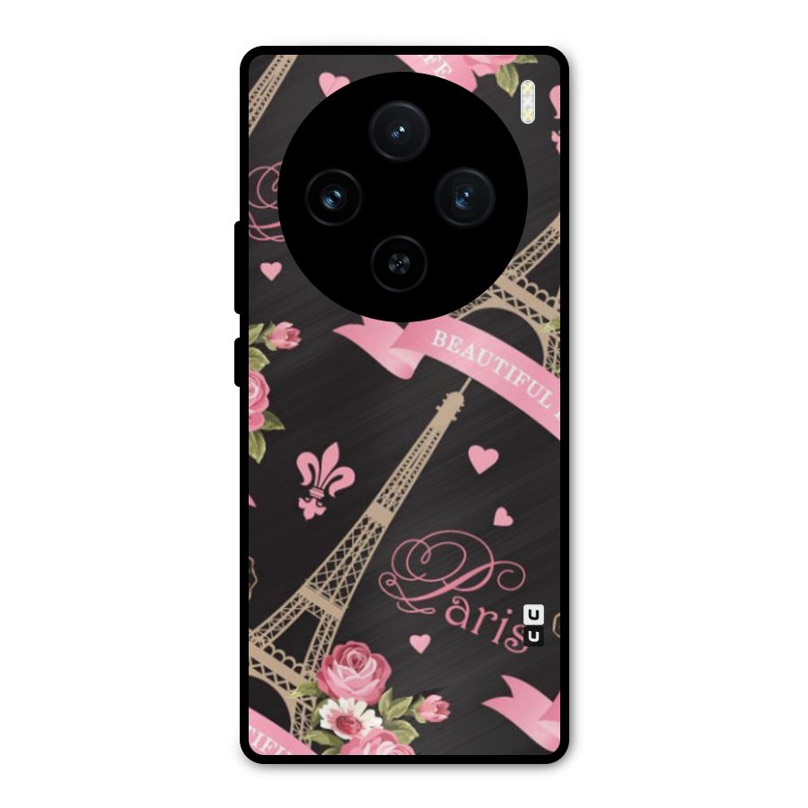 Love Tower Metal Back Case for Vivo X100