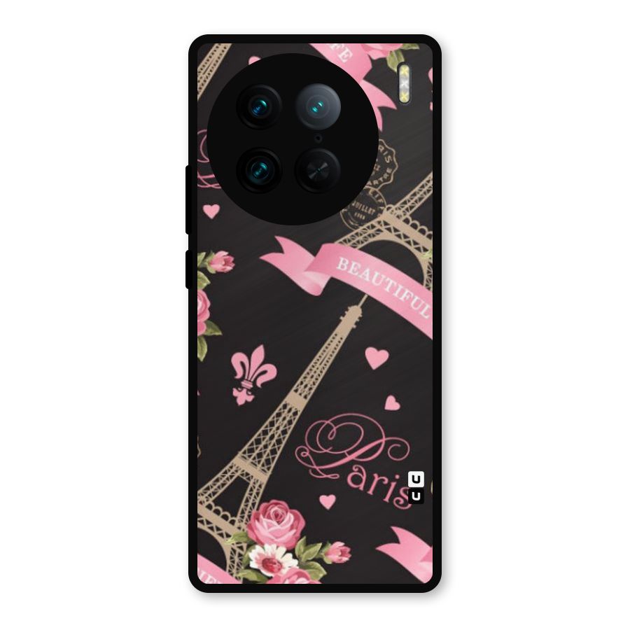 Love Tower Metal Back Case for Vivo X90 Pro