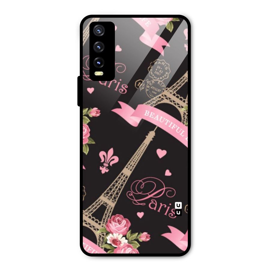 Love Tower Metal Back Case for Vivo Y20 2021