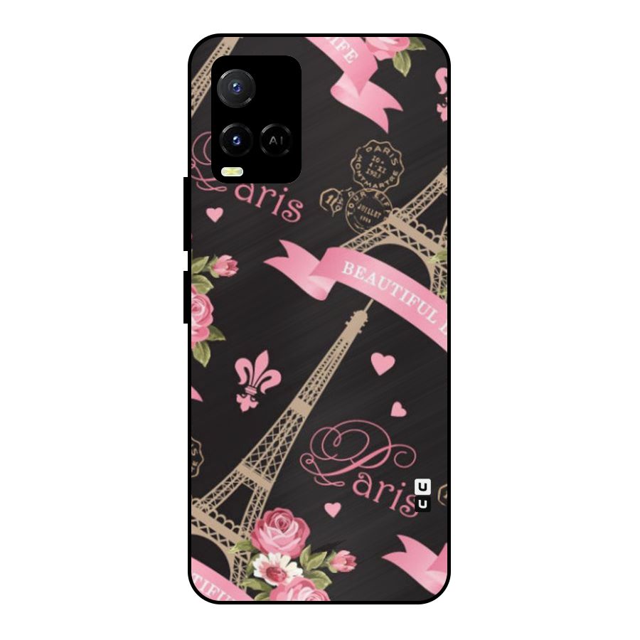 Love Tower Metal Back Case for Vivo Y21