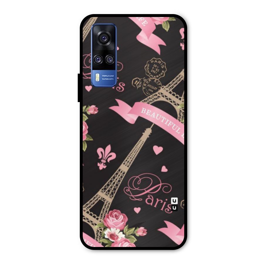 Love Tower Metal Back Case for Vivo Y51A