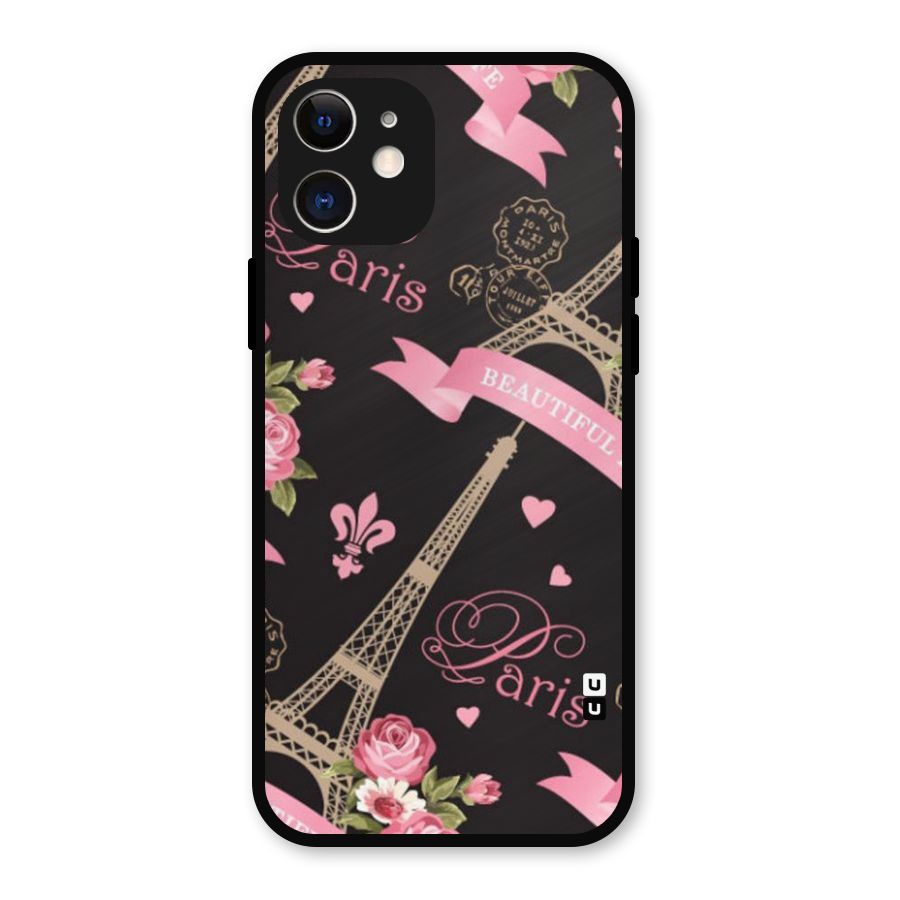 Love Tower Metal Back Case for iPhone 12