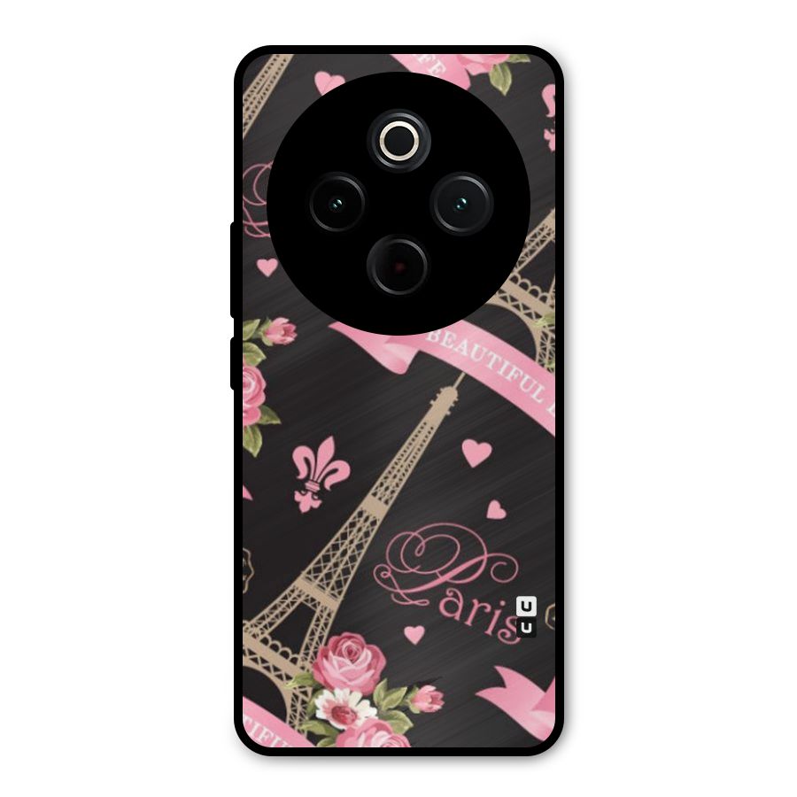 Love Tower Metal Back Case for iQOO Z10