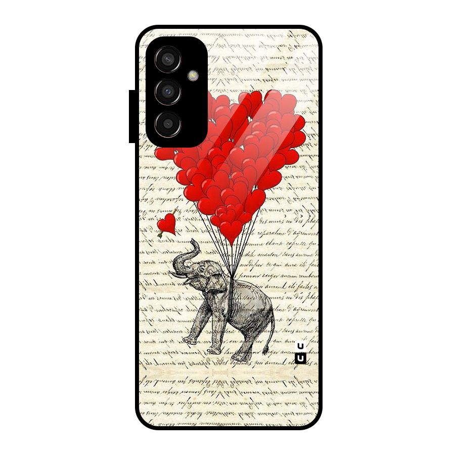 Love Weight Glass Back Case for Galaxy F13