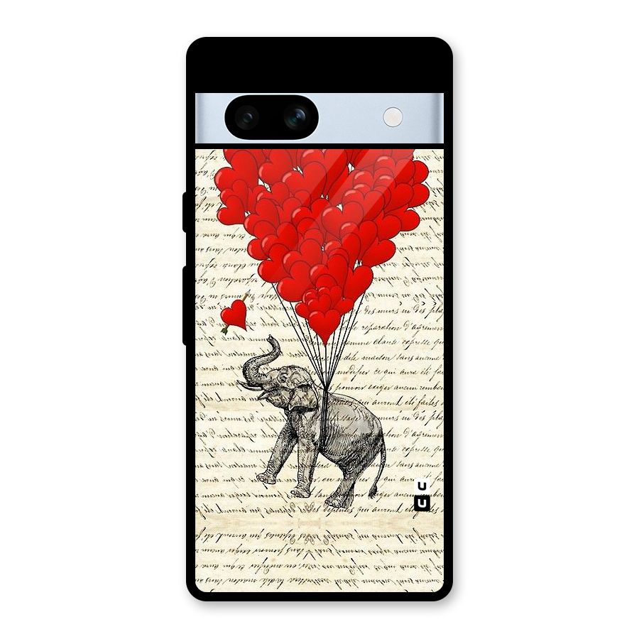 Love Weight Glass Back Case for Google Pixel 7a