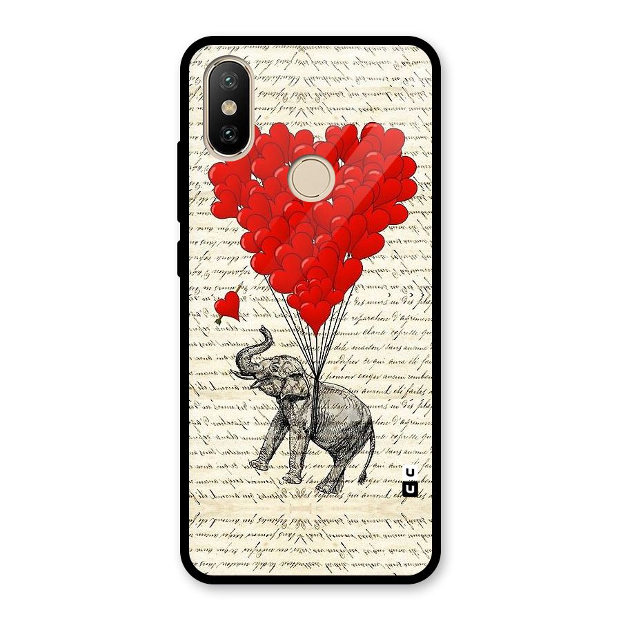 Love Weight Glass Back Case for Redmi A2