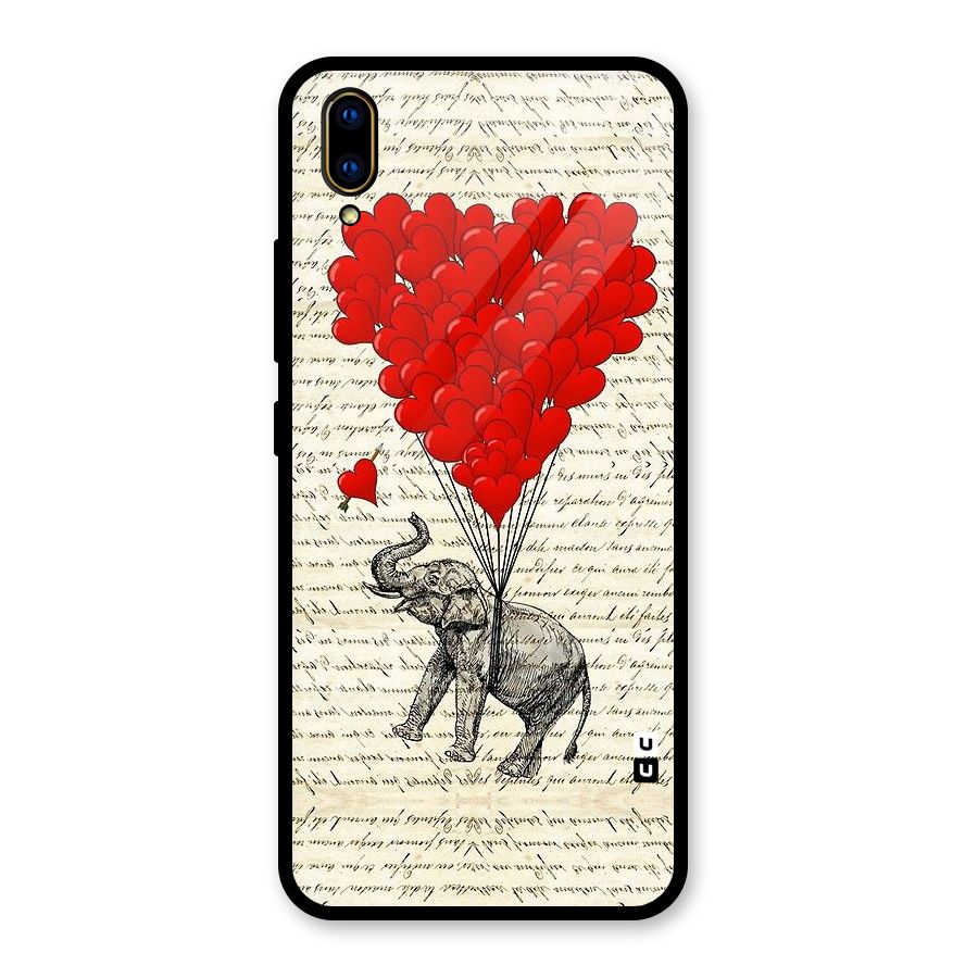 Love Weight Glass Back Case for Vivo V11 Pro