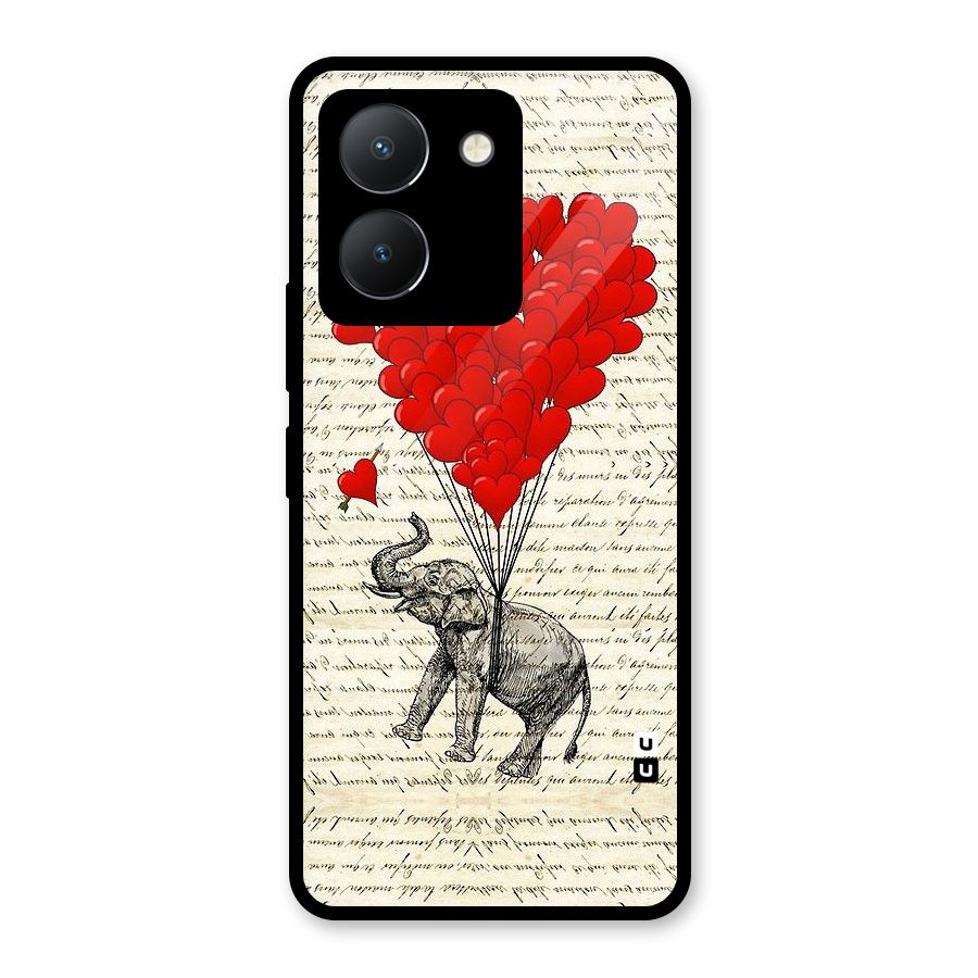 Love Weight Glass Back Case for Vivo Y36