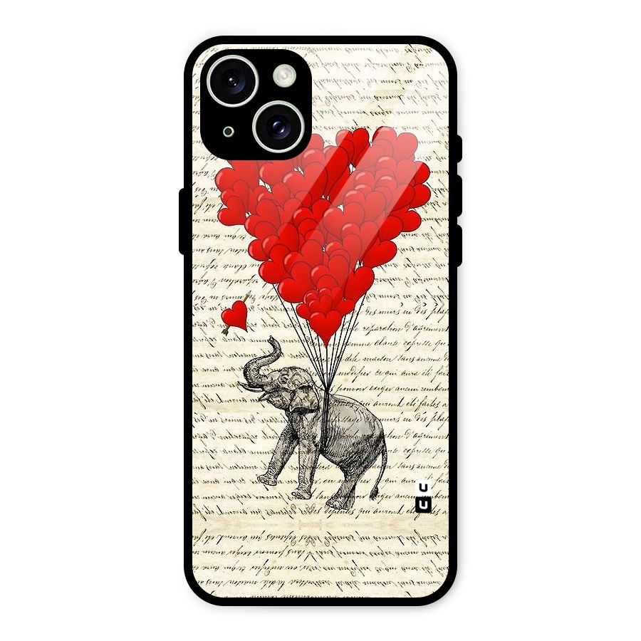 Love Weight Glass Back Case for iPhone 15 Plus