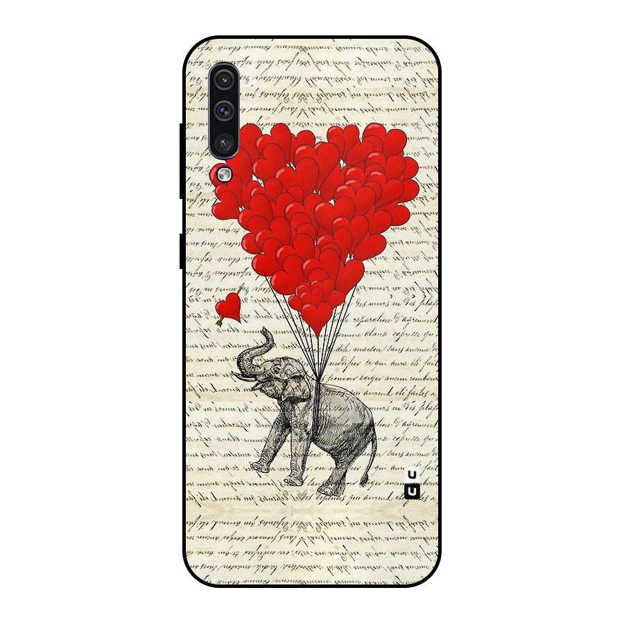 Love Weight Metal Back Case for Galaxy A50s