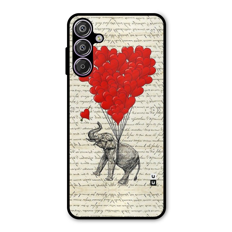 Love Weight Metal Back Case for Galaxy F15