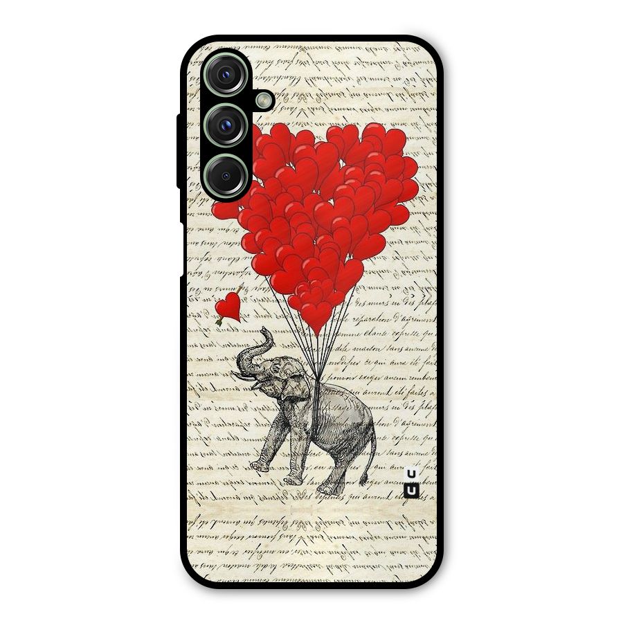 Love Weight Metal Back Case for Galaxy F34
