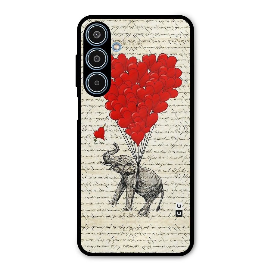 Love Weight Metal Back Case for Galaxy M35