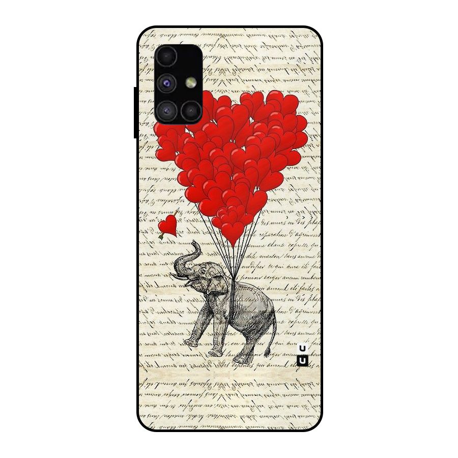 Love Weight Metal Back Case for Galaxy M51