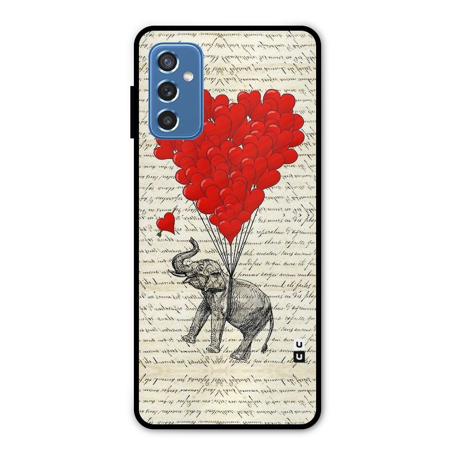 Love Weight Metal Back Case for Galaxy M52 5G