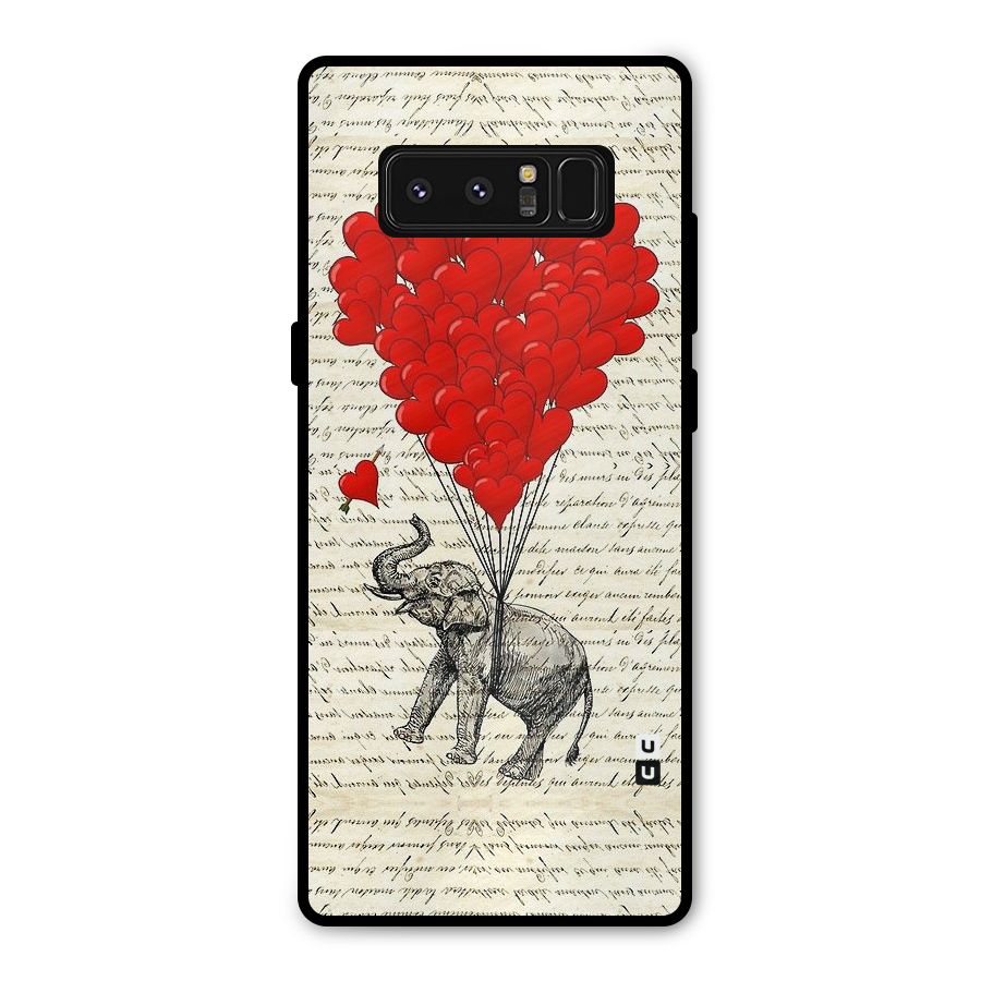 Love Weight Metal Back Case for Galaxy Note 8