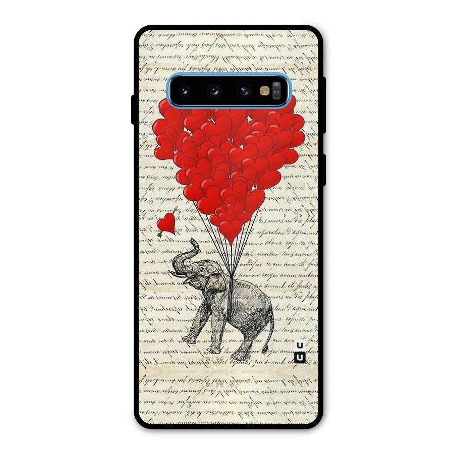 Love Weight Metal Back Case for Galaxy S10