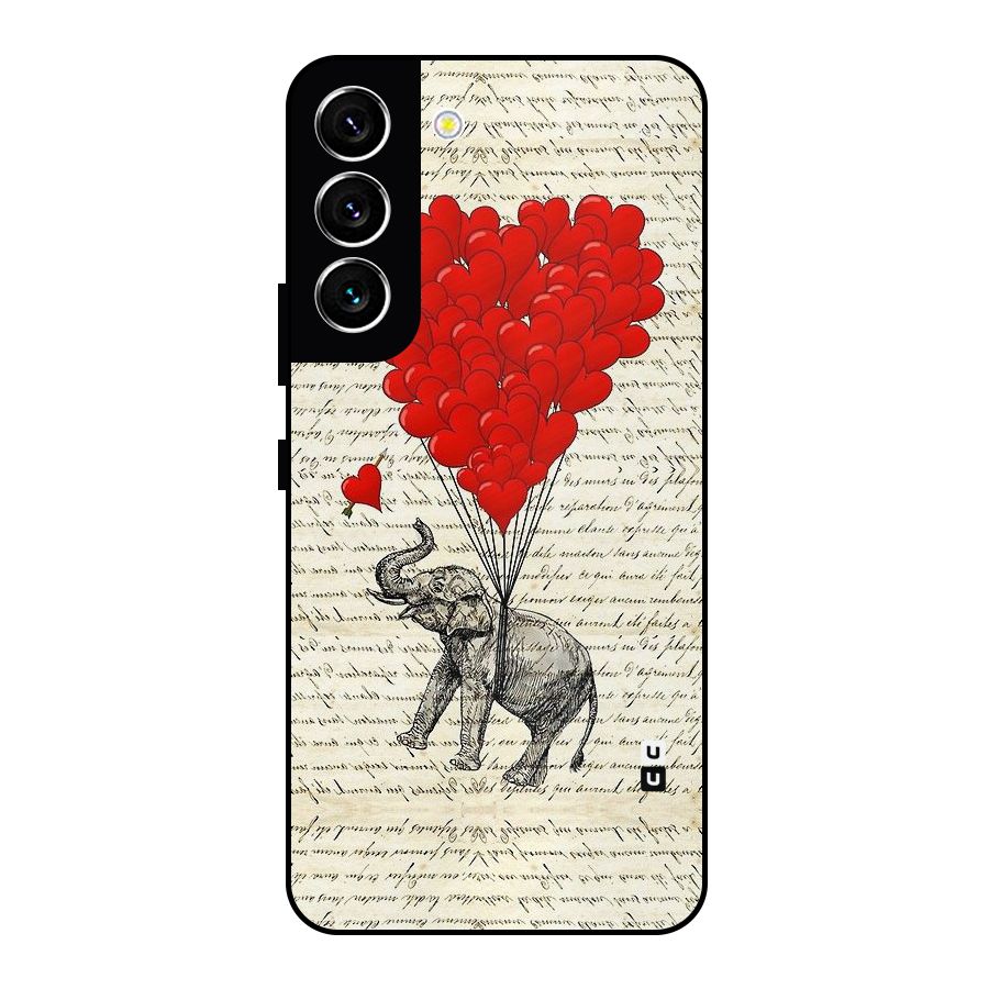 Love Weight Metal Back Case for Galaxy S22 5G