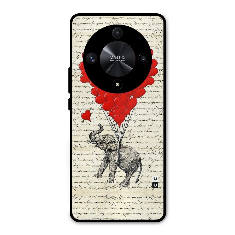 Love Weight Metal Back Case for Honor X9b