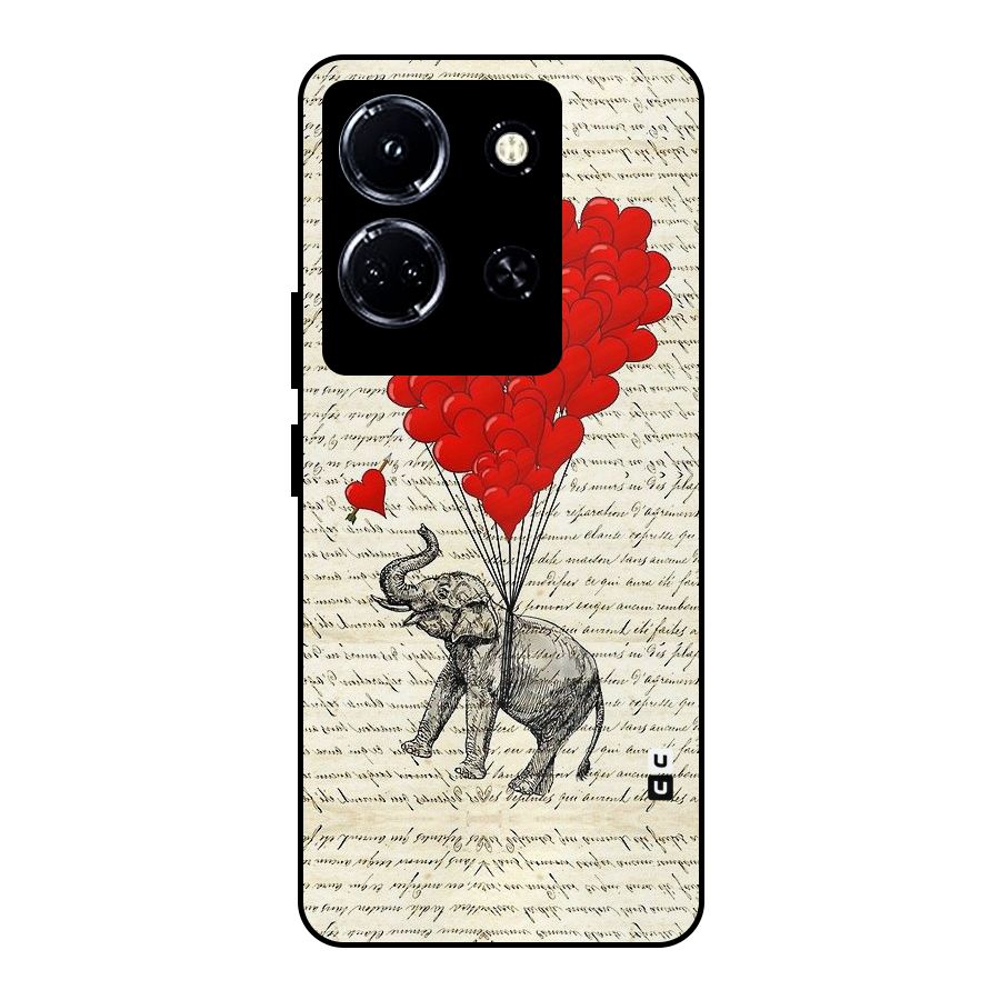 Love Weight Metal Back Case for Infinix Note 30 5G