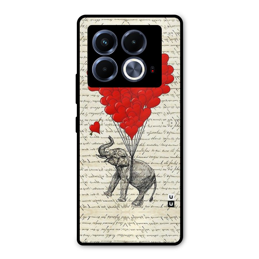 Love Weight Metal Back Case for Infinix Note 40 5G